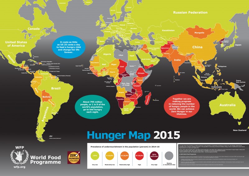WFP Hunger Map