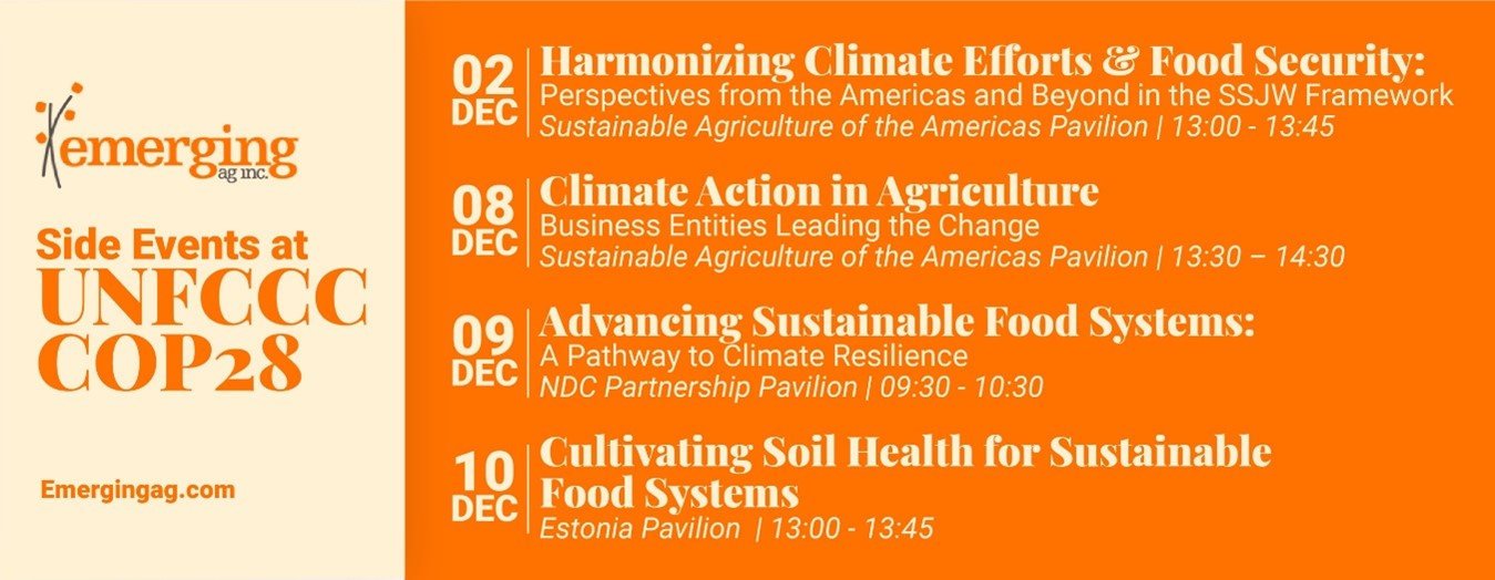 Emerging Side Events at COP28