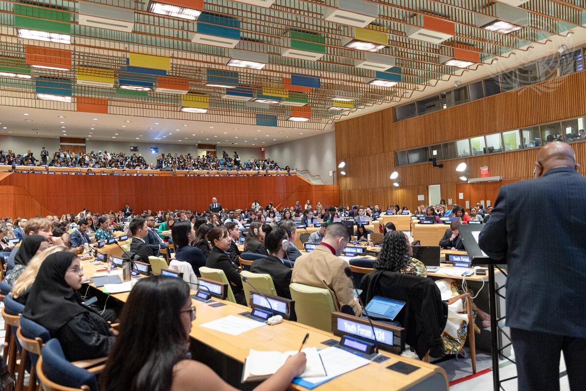 Reinforcing the 2030 Agenda by and with young people at the ECOSOC Youth Forum